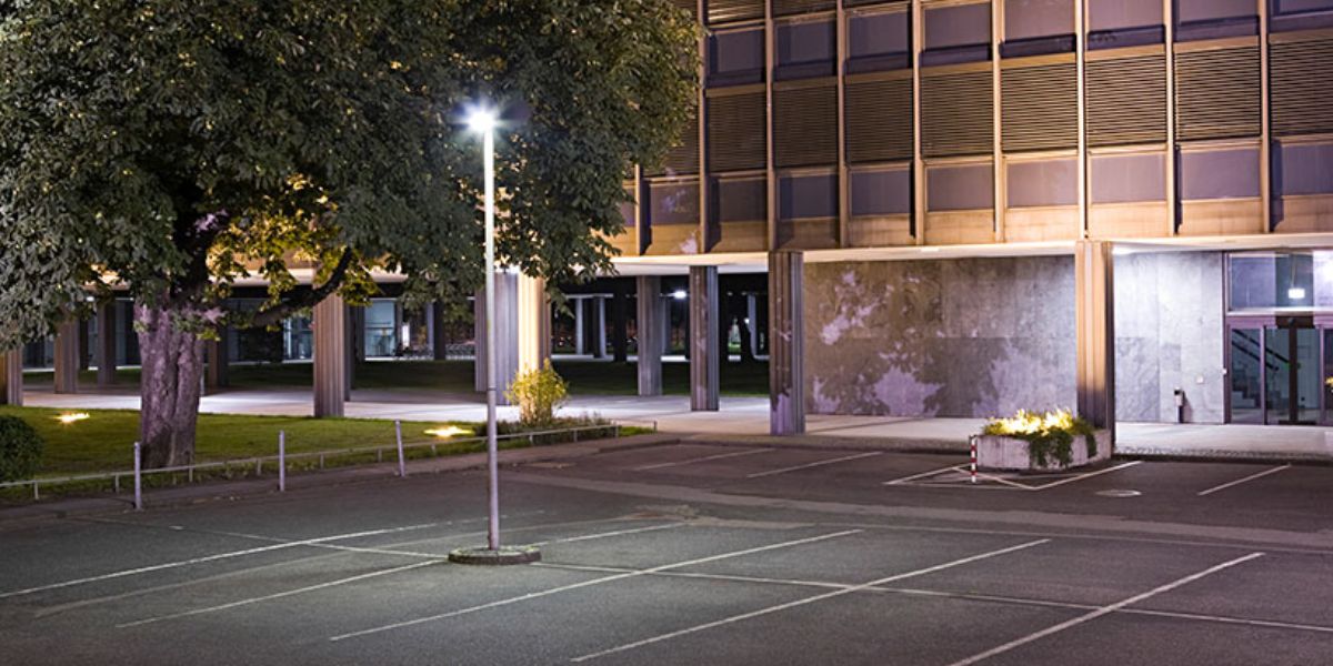 Common places to install LED area light fixtures