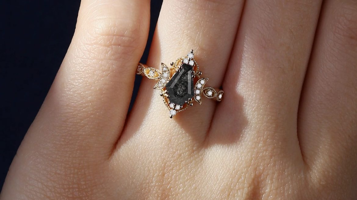 A Dark Romance The Rise of Black Engagement Rings at StarlandUS